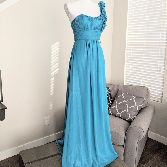 Jump Dresses & Skirts - New Floor Length Formal Dress. One shoulder.